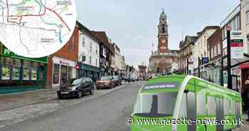 What is the Colchester's Rapid Transport System bus lane