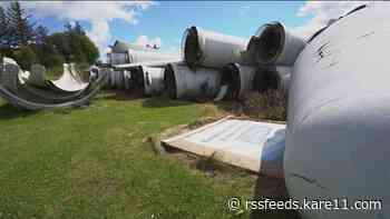 Grand Meadow's Grand Mess: MN town fights to remove abandoned wind turbine blades