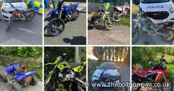 More than 100 motorbikes 'plaguing our streets' seized in police crackdown