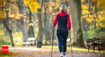 Health benefits of walking with a stick