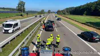 Auffahrunfall auf der A7: Polizei muss zwei Spuren sperren