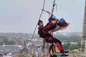 Toren Halse basiliek even oefenterrein van GRIMP-team van brandweer