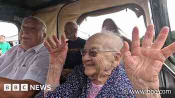 Army veteran gets 100th birthday truck surprise