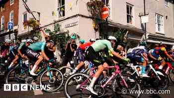 Tour of Britain cyclists race through region