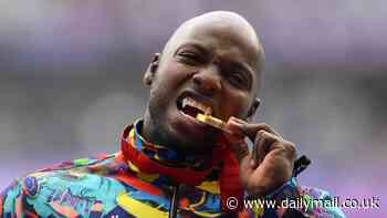 Colombian athlete who had his teeth modified to resemble FANGS wins shot put gold in Paris... as he insists that 'Paralympic sport' has to be a show