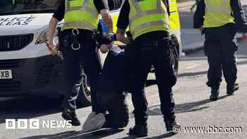 Scuffles as thousands attend rival demonstrations in Glasgow