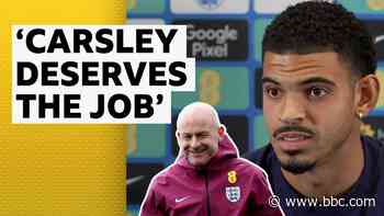 Gibbs-White 'buzzing' to work with Carsley again after England call-up