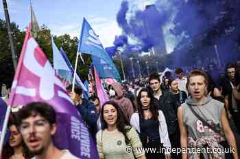 Thousands protest across France over former Brexit negotiator Michel Barnier being named prime minister