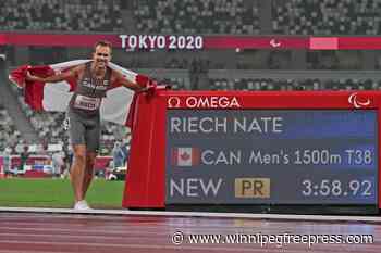 Canada’s Nate Riech takes Paralympic silver medal in 1,500 metres