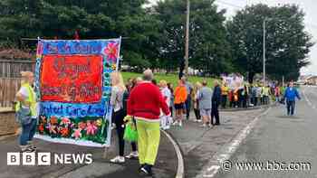 Protesters march in fight for new special school