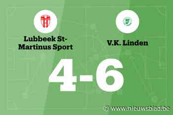 N'San scoort twee keer voor Linden B in wedstrijd tegen SMS Lubbeek B