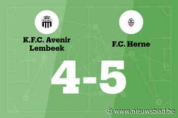 Moucheux maakt twee goals voor Herne B in wedstrijd tegen Avenir Lembeek B