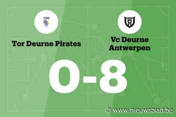 VC Deurne Antwerpen maakt veel doelpunten uit tegen TOR Deurne Pirates B