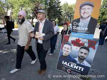 Montreal byelection candidates go door-to-door on early voting day