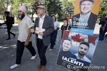 Montreal byelection candidates go door-to-door on early voting day