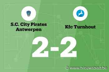 City Pirates speelt thuis gelijk tegen KFC Turnhout