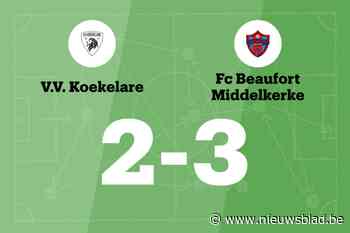 FC Beaufort wint uit na spectaculaire ommekeer tegen VV Koekelare B