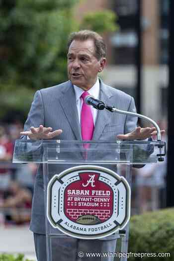 Alabama officially adds Nick Saban Field to stadium name in pre-game ceremony