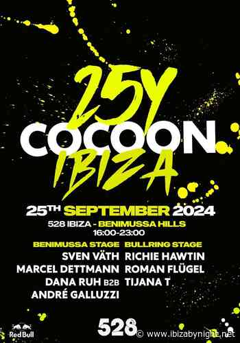 Cocoon Ibiza celebrates 25th anniversary with Sven Väth, Richie Hawtin, Marcel Dettmann & many more!