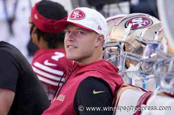 Christian McCaffrey is listed as questionable for the 49ers season opener against the Jets