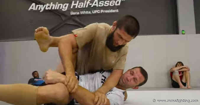 Watch Khamzat Chimaev dominate Luke Rockhold in grappling match