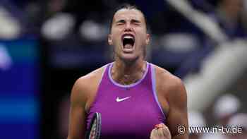 Packendes Finale bei US Open: Sabalenka gewinnt Titel in Nervenkrimi