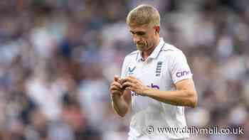 Olly Stone expresses his frustration after England were forced to bowl spin against Sri Lanka due to bad light before play was cut short