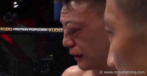 UFC Vegas 97 video: Rongzhu suffers grotesque eye injury after Chris Padilla elbow