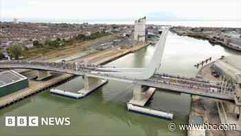 Long-awaited bridge finally opens to traffic