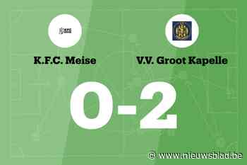 Overduidelijke overwinning voor VV Groot Kapelle tegen Meise B