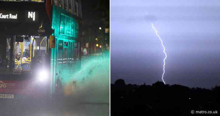 Thunder and lightning over London left people ‘worried the world was ending’