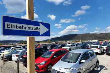 Was passiert mit dem Landesgartenschau-Parkplatz bei Corvey?