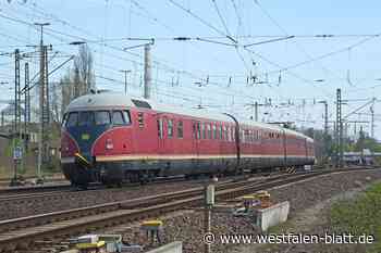 Nostalgiezug fährt von Bad Driburg nach Minden