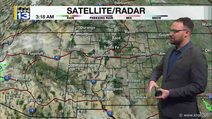 More moisture moves into parts of New Mexico