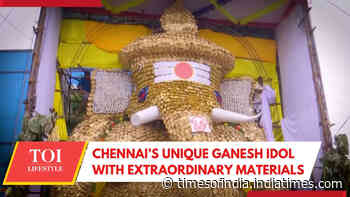 Chennai's Ganesh Chaturthi: 6,000 Thambulam Plates and 1,00 Kamakshi Lamps- A Spectacular Display of Creativity