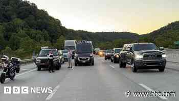 Manhunt resumes after multiple vehicles shot at on Kentucky highway