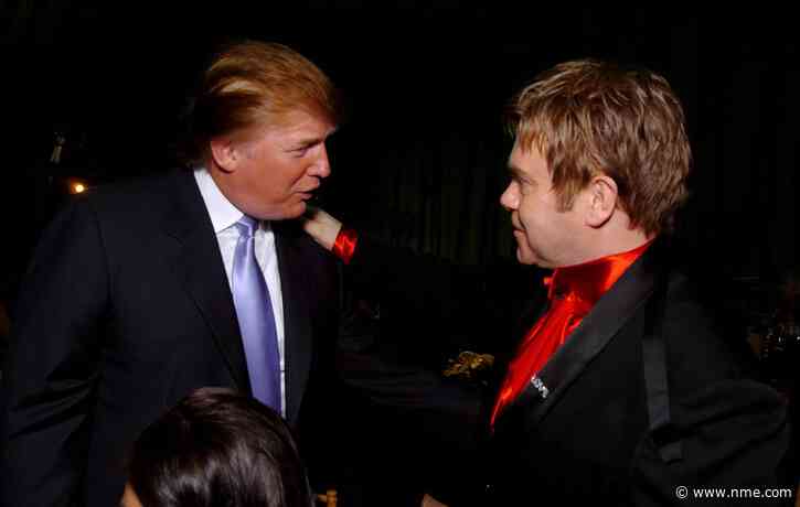 Elton John thanks Donald Trump for support, says his Kim Jong Un joke was “brilliant”