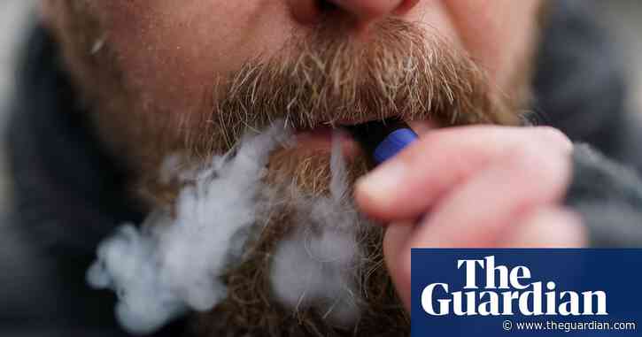 Vaping damages young people’s lungs as much as smoking, study suggests