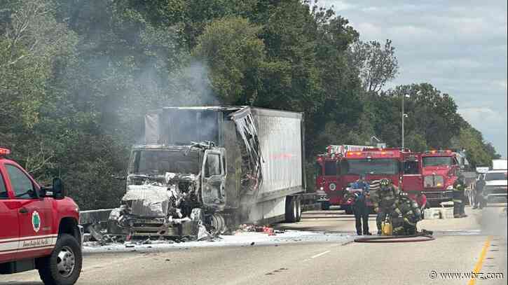 TEAM 2 TRAFFIC: One lane open on I-10 westbound near Whiskey Bay; traffic diverted to La. 415, U.S. 190