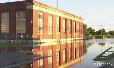 Water main break causes issues near NW 4th and Penn