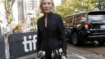 Cate Blanchett harks back to her viral spoons look as she rocks the same kitchen utensil on blazer at TIFF premiere of Disclaimer