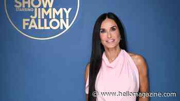 Demi Moore, 61, looks phenomenal in baby pink frock as she enters 'the most exciting time' in her life