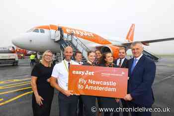 EasyJet relaunches flights from Newcastle Airport to Amsterdam