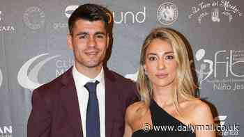 Alice Campello is involved in awkward photo gaffe after her split from long-term partner Alvaro Morata - as fans spot how she is cutting the Spain captain out of her life