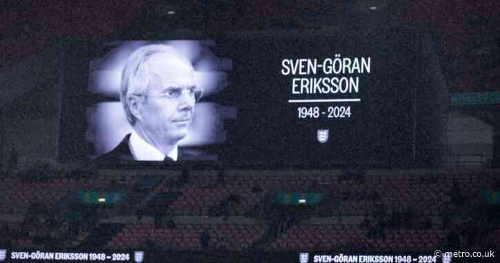 England pay moving tribute to Sven-Goran Eriksson ahead of Finland game