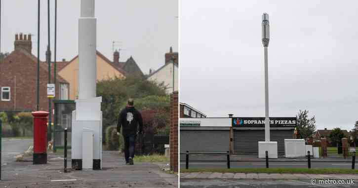 Villagers fuming over 40ft 5G mast placed in middle of the pavement