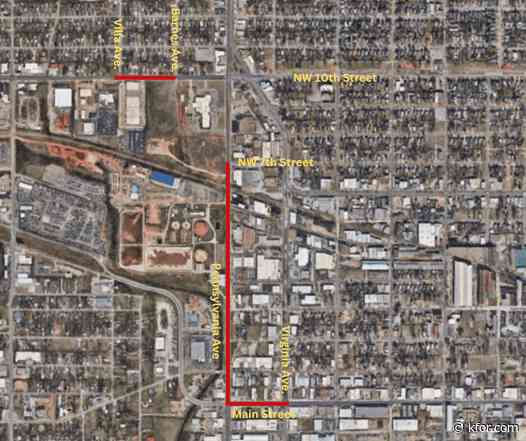 Multiple roads closed for water main repair after flooding in downtown OKC