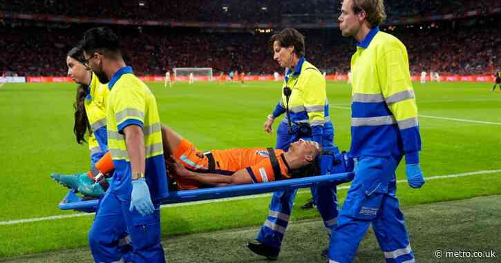 Manchester City star stretchered out of Netherlands vs Germany clash