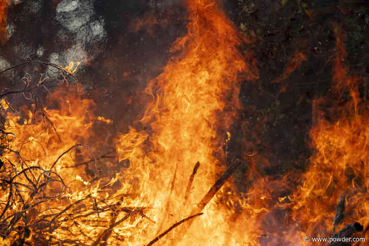 Rare Wildfire Warning Issued Near Nevada Ski Areas