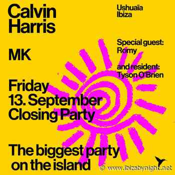 Calvin Harris at Ushuaïa Ibiza: the closing party 2024!